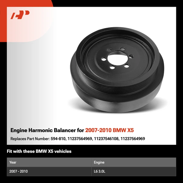 Engine Harmonic Balancer for 2007-2010 BMW X5
