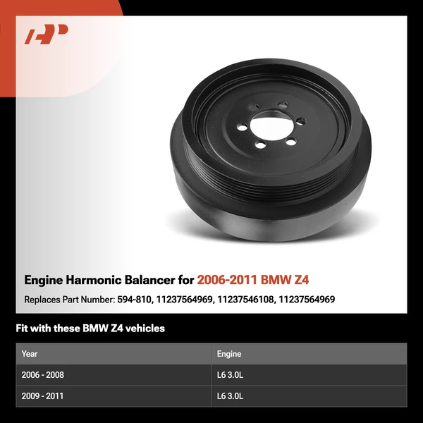 Engine Harmonic Balancer for 2006-2011 BMW Z4