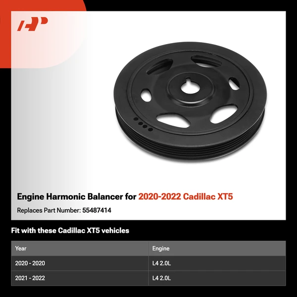 Engine Harmonic Balancer for 2020-2022 Cadillac XT5