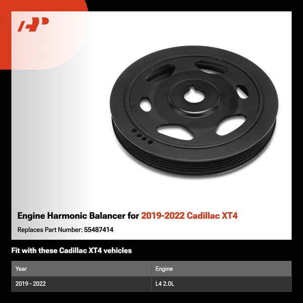 Engine Harmonic Balancer for 2019-2022 Cadillac XT4
