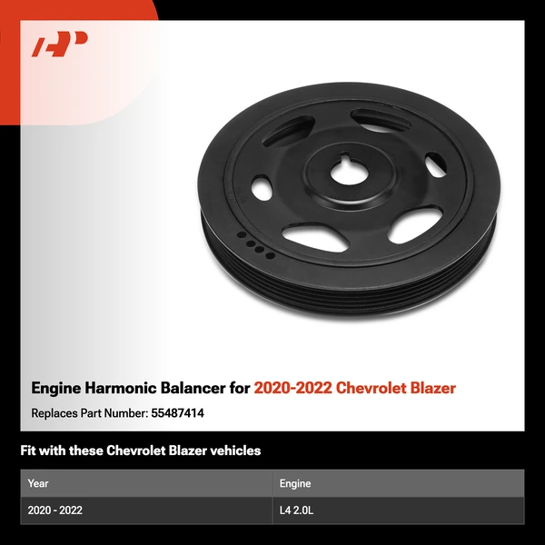 Engine Harmonic Balancer for 2020-2022 Chevrolet Blazer