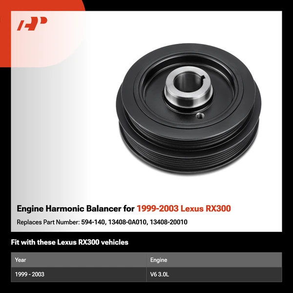 Engine Harmonic Balancer for 1999-2003 Lexus RX300