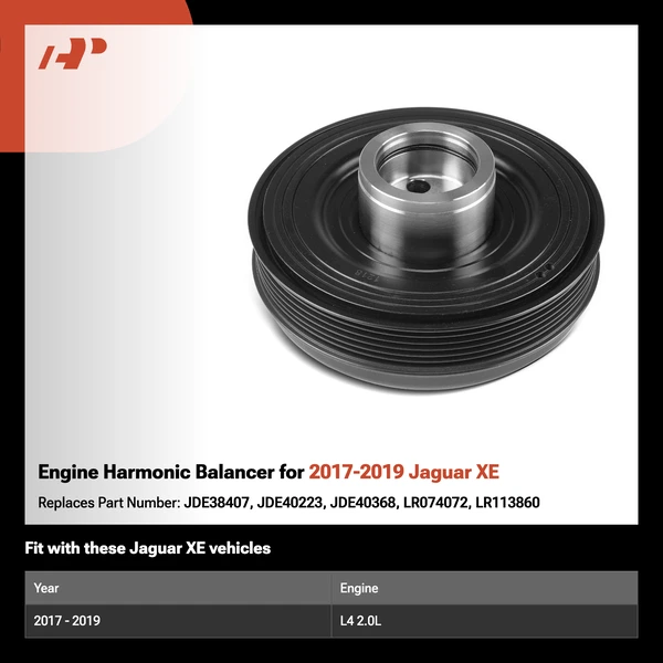 Engine Harmonic Balancer for 2017-2019 Jaguar XE