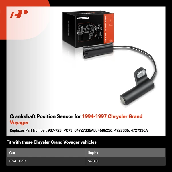 Crankshaft Position Sensor for 1994-1997 Chrysler Grand Voyager