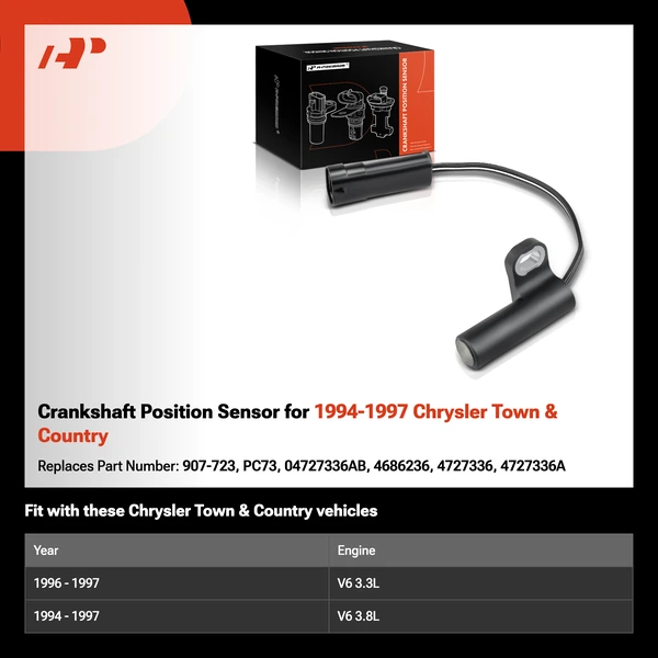 Crankshaft Position Sensor for 1994-1997 Chrysler Town & Country