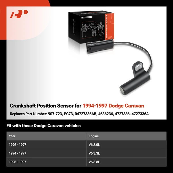 Crankshaft Position Sensor for 1994-1997 Dodge Caravan