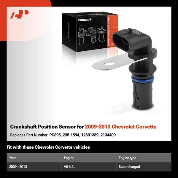 Crankshaft Position Sensor for 2009-2013 Chevrolet Corvette