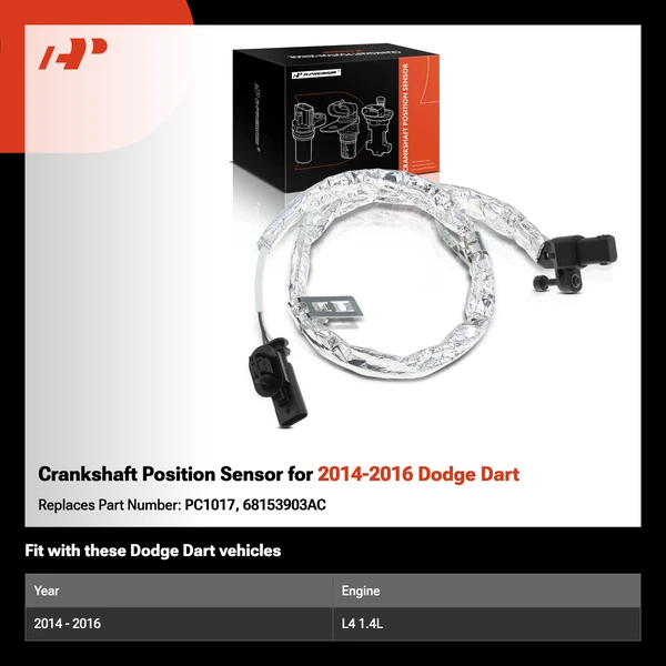 Crankshaft Position Sensor for 2014-2016 Dodge Dart