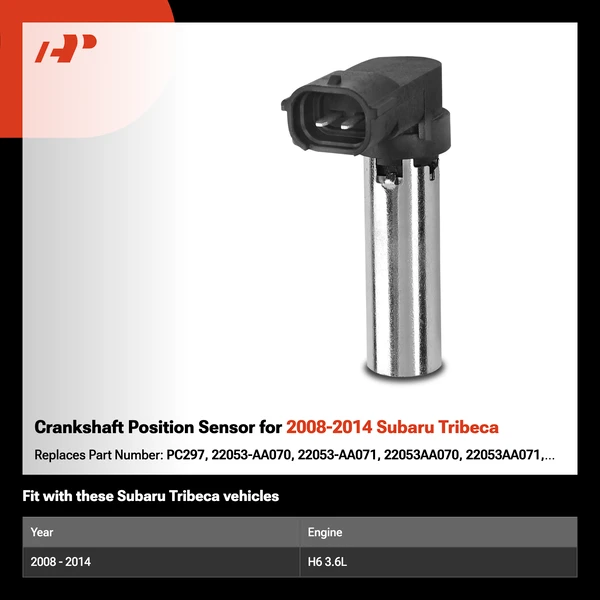 Crankshaft Position Sensor for 2008-2014 Subaru Tribeca