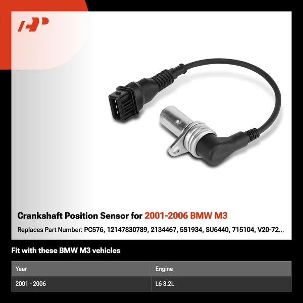 Crankshaft Position Sensor for 2001-2006 BMW M3