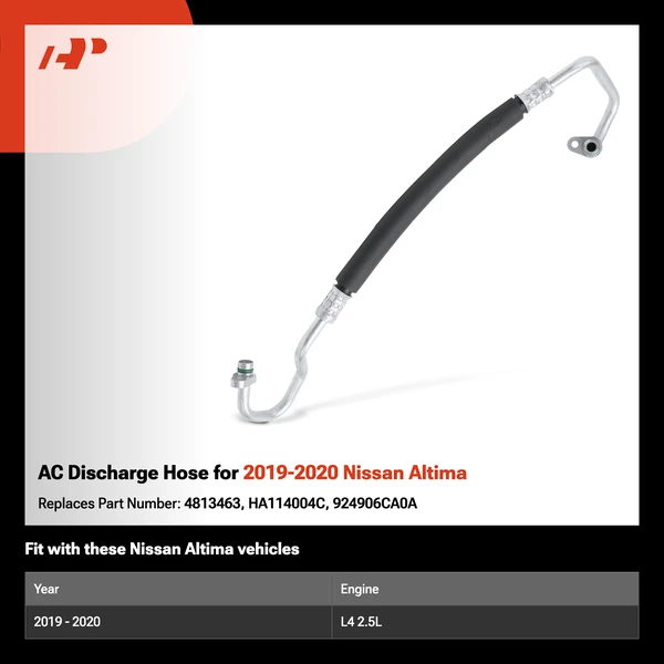 AC Discharge Hose for 2019-2020 Nissan Altima