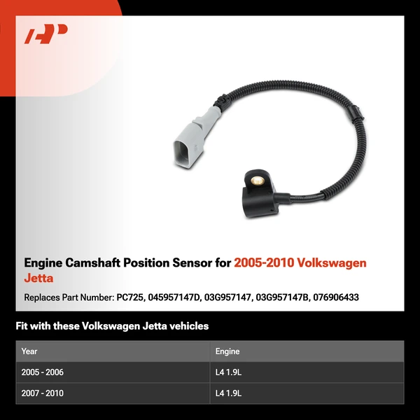 Engine Camshaft Position Sensor for 2005-2010 Volkswagen Jetta
