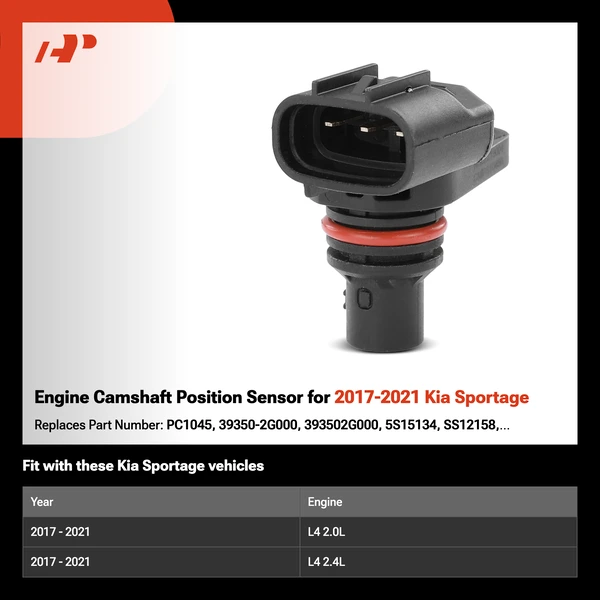 Engine Camshaft Position Sensor for 2017-2021 Kia Sportage