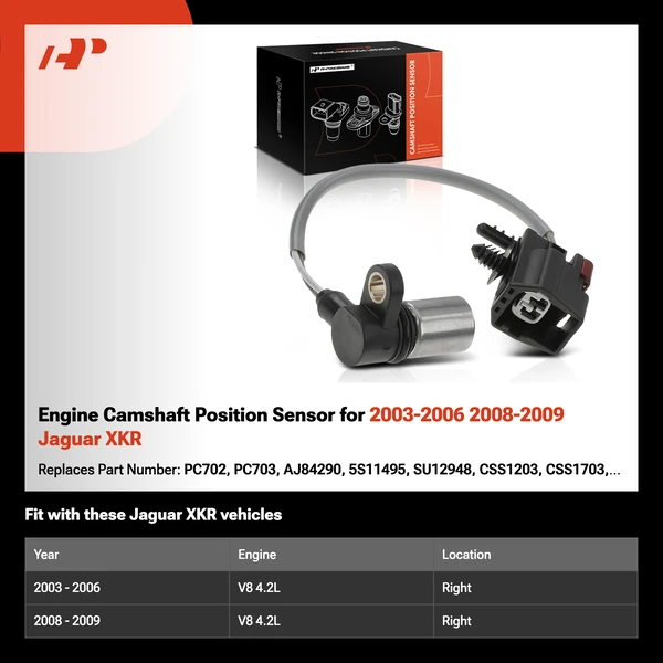Engine Camshaft Position Sensor for 2003-2006 2008-2009 Jaguar XKR