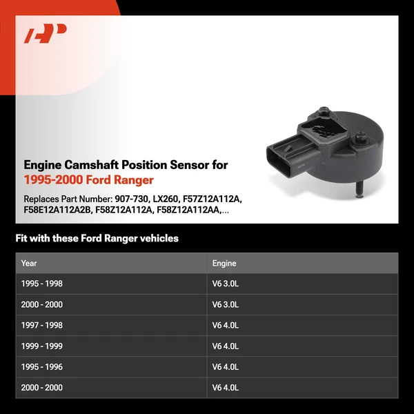 Engine Camshaft Position Sensor for 1995-2000 Ford Ranger