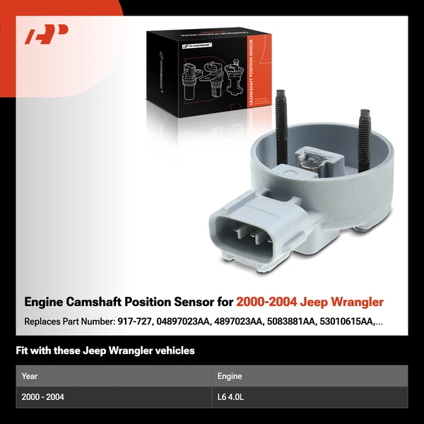 Engine Camshaft Position Sensor for 2000-2004 Jeep Wrangler