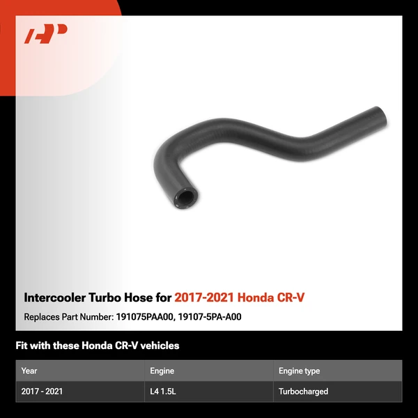 Intercooler Turbo Hose for 2017-2021 Honda CR-V