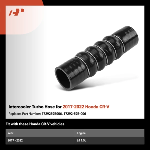 Intercooler Turbo Hose for 2017-2022 Honda CR-V