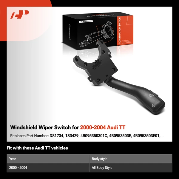 Windshield Wiper Switch for 2000-2004 Audi TT