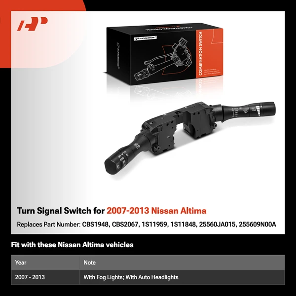 Turn Signal Switch for 2007-2013 Nissan Altima