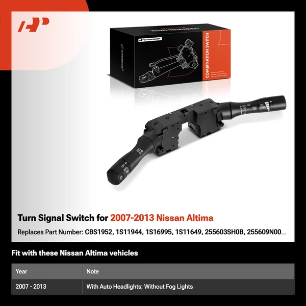 Turn Signal Switch for 2007-2013 Nissan Altima