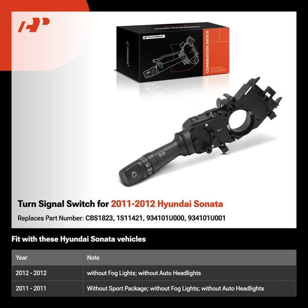 Turn Signal Switch for 2011-2012 Hyundai Sonata