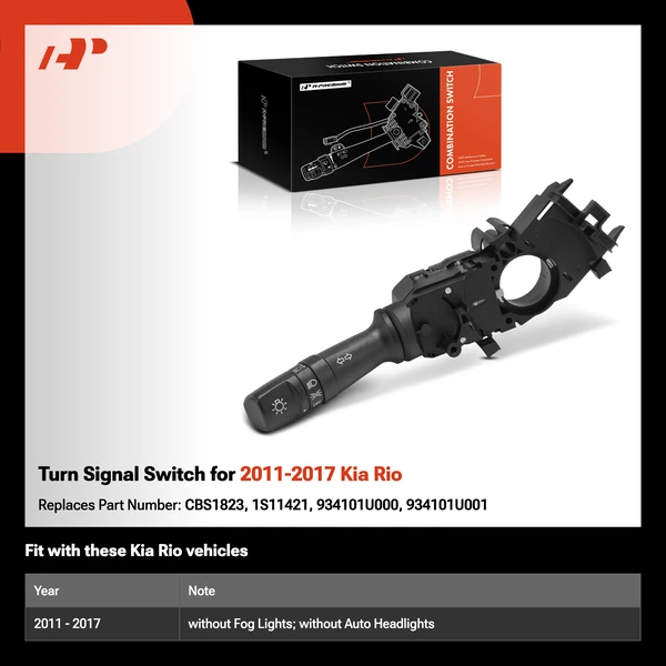 Turn Signal Switch for 2011-2017 Kia Rio