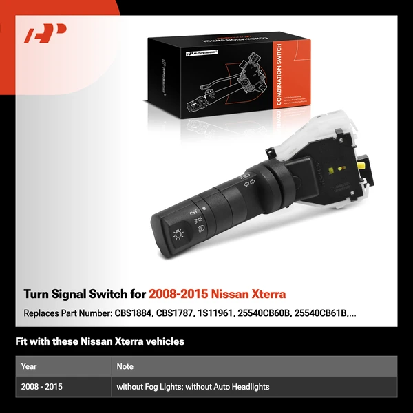 Turn Signal Switch for 2008-2015 Nissan Xterra