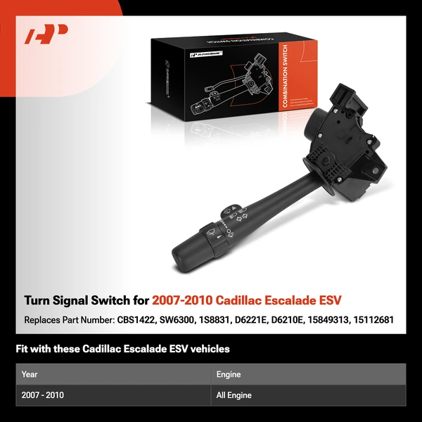 Turn Signal Switch for 2007-2010 Cadillac Escalade ESV