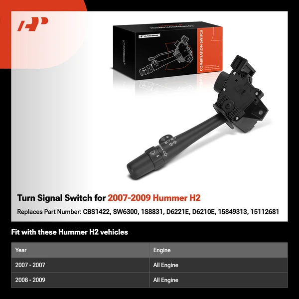 Turn Signal Switch for 2007-2009 Hummer H2