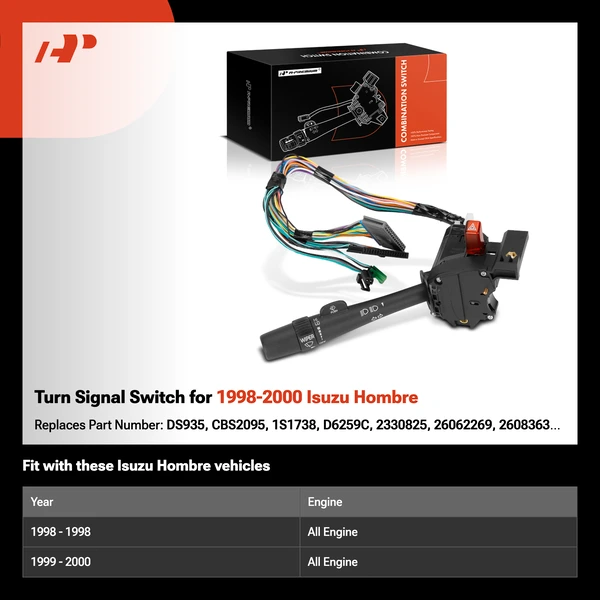 Turn Signal Switch for 1998-2000 Isuzu Hombre