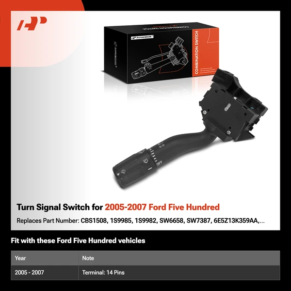 Turn Signal Switch for 2005-2007 Ford Five Hundred