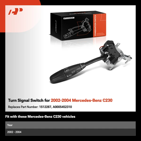 Turn Signal Switch for 2002-2004 Mercedes-Benz C230