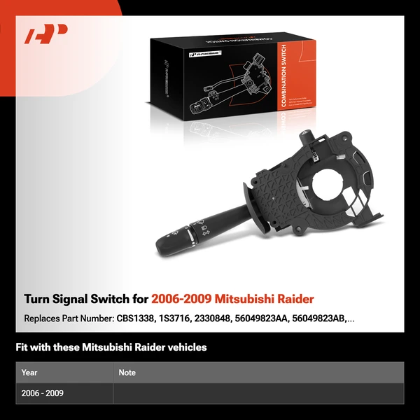 Turn Signal Switch for 2006-2009 Mitsubishi Raider