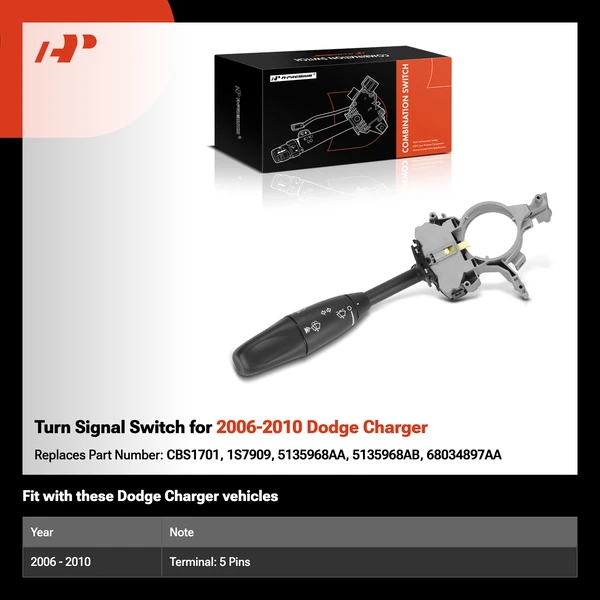 Turn Signal Switch for 2006-2010 Dodge Charger