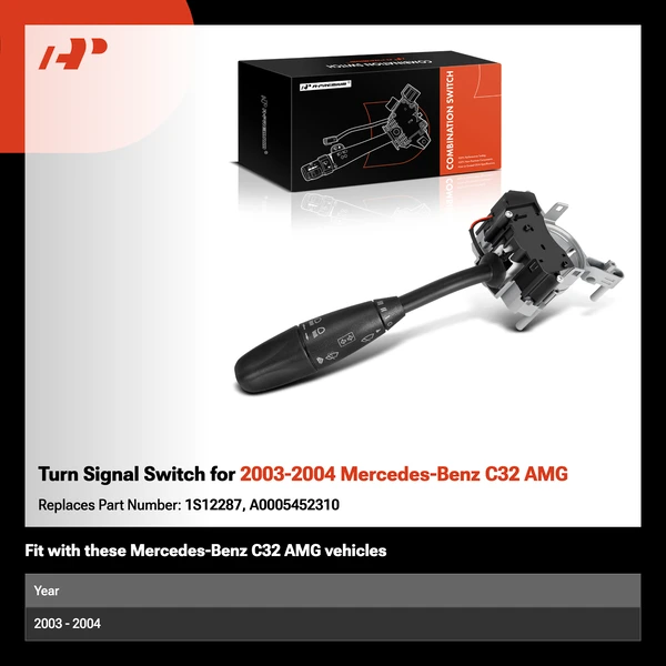 Turn Signal Switch for 2003-2004 Mercedes-Benz C32 AMG
