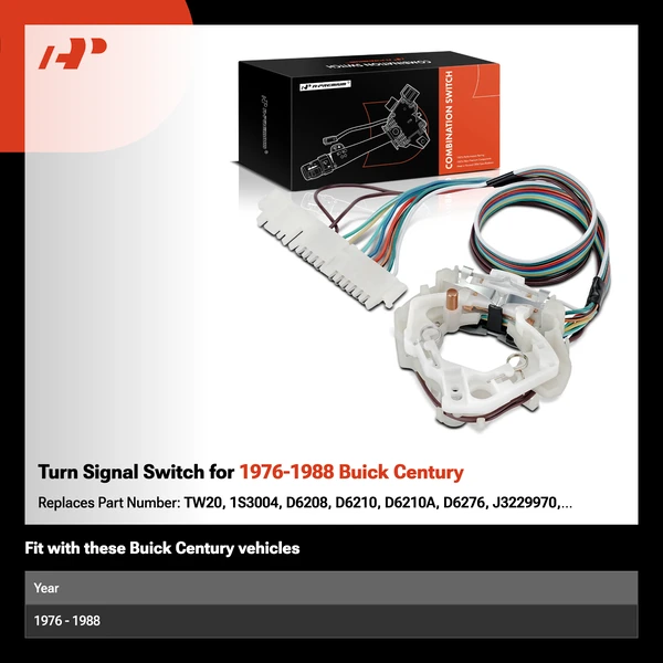 Turn Signal Switch for 1976-1988 Buick Century