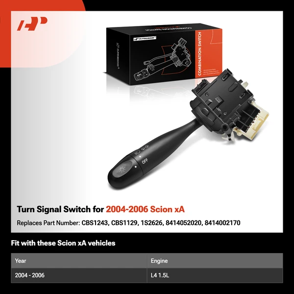 Turn Signal Switch for 2004-2006 Scion xA