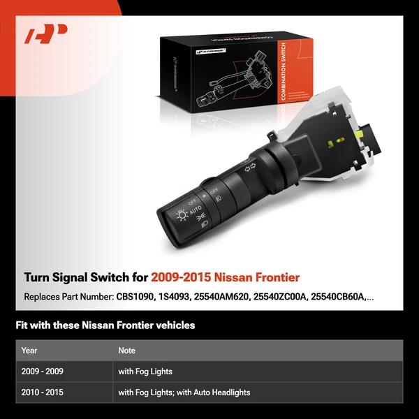 Turn Signal Switch for 2009-2015 Nissan Frontier
