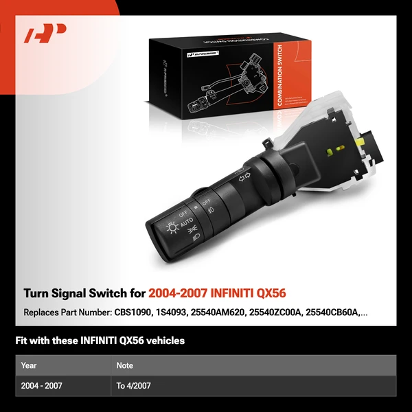 Turn Signal Switch for 2004-2007 INFINITI QX56