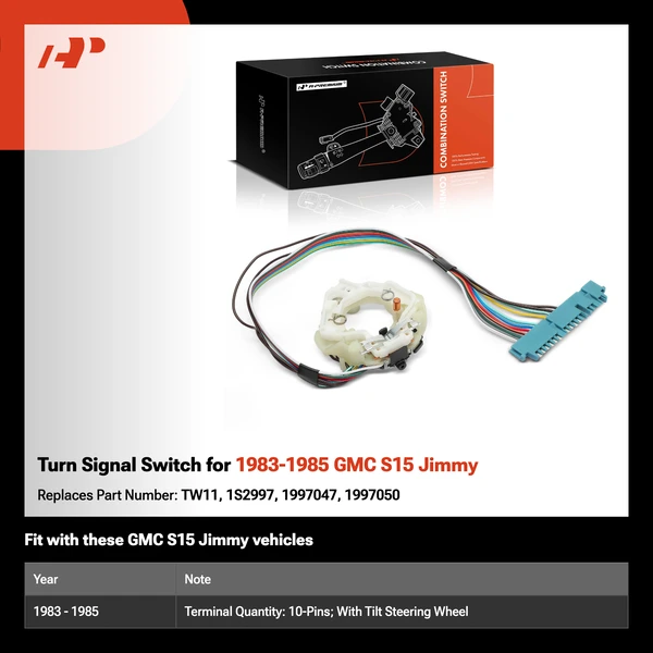 Turn Signal Switch for 1983-1985 GMC S15 Jimmy