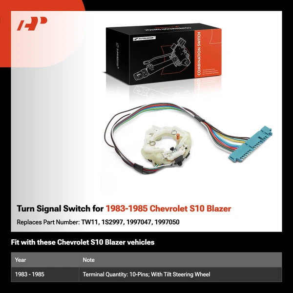 Turn Signal Switch for 1983-1985 Chevrolet S10 Blazer