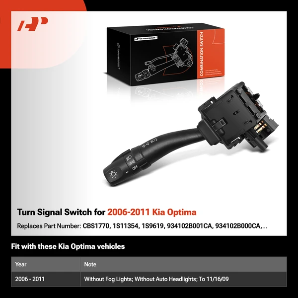 Turn Signal Switch for 2006-2011 Kia Optima
