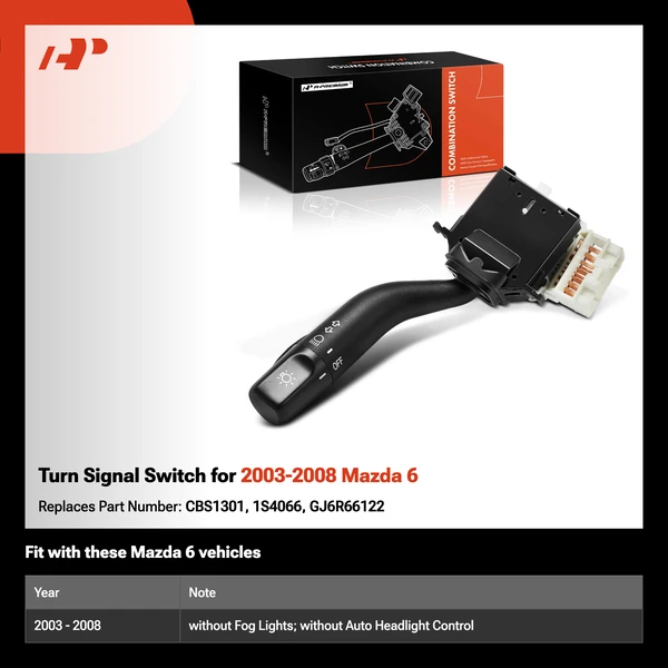 Turn Signal Switch for 2003-2008 Mazda 6