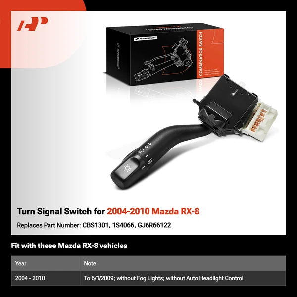 Turn Signal Switch for 2004-2010 Mazda RX-8