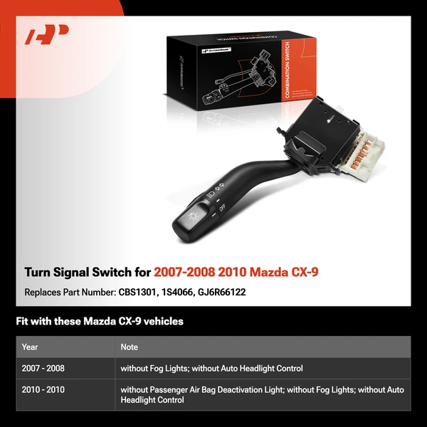 Turn Signal Switch for 2007-2008 2010 Mazda CX-9