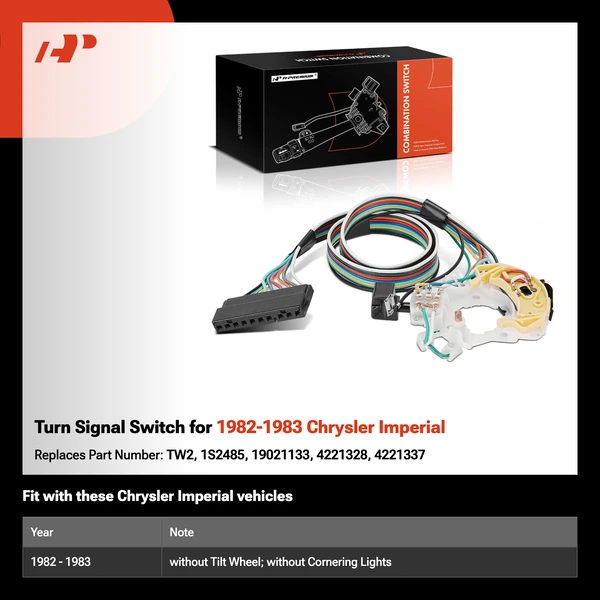 Turn Signal Switch for 1982-1983 Chrysler Imperial