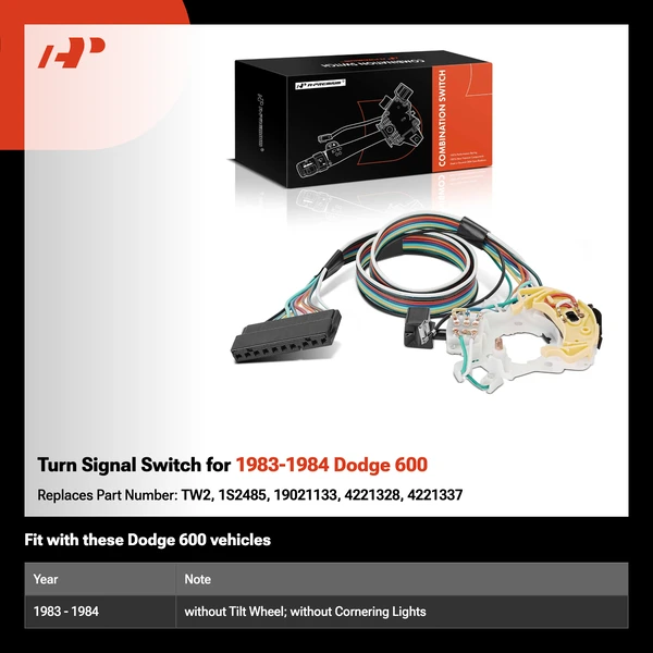 Turn Signal Switch for 1983-1984 Dodge 600