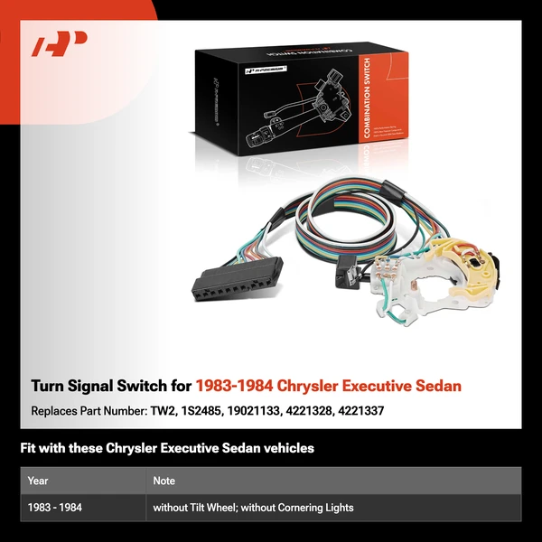 Turn Signal Switch for 1983-1984 Chrysler Executive Sedan