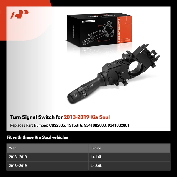 Turn Signal Switch for 2013-2019 Kia Soul